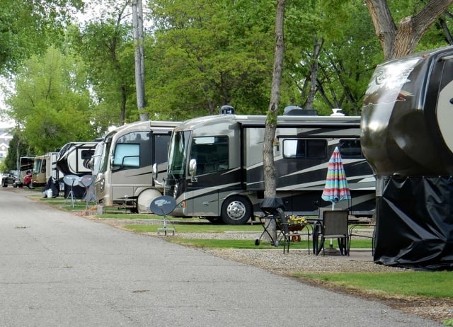 RV sites at Loveland RV Resort