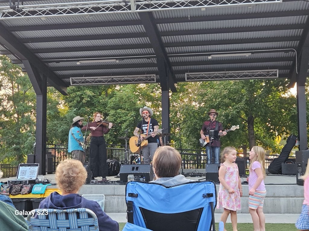 Music jam session at Loveland RV Resort Colorado