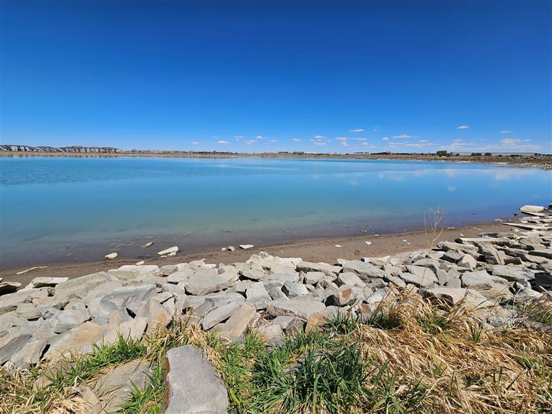 Equalizer Lake behind Loveland RV Resort Colorado