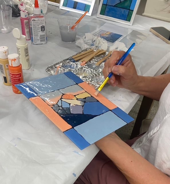 Painting activities at Loveland RV Resort Colorado